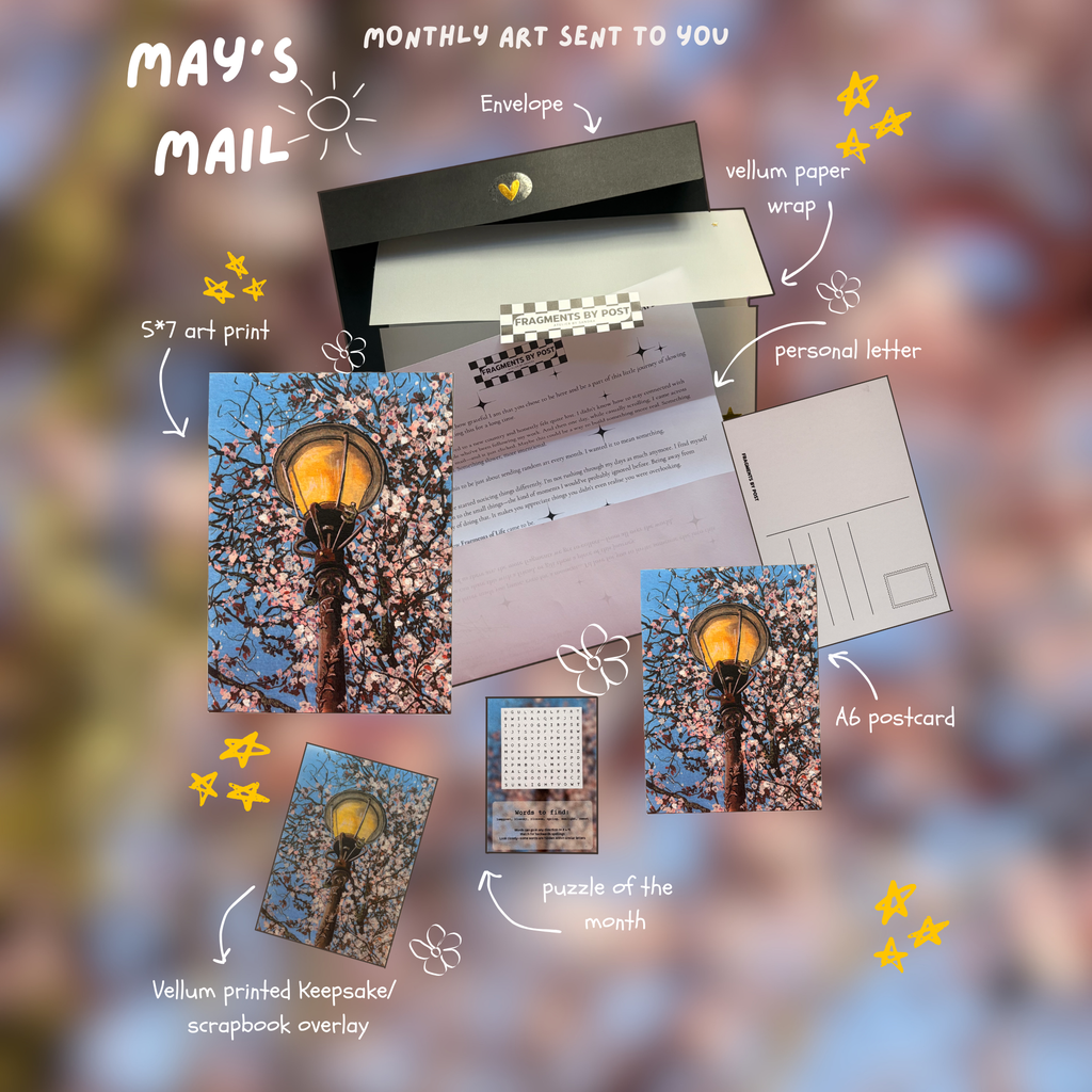 Fragments by Post – Monthly Snail Mail Club | Atelier by Sandra