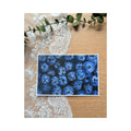 Hand-Painted Postcard No. 1 — Blueberries, full artwork