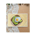 Hand-Painted Postcard No. 3 — Avocado Toast, full artwork