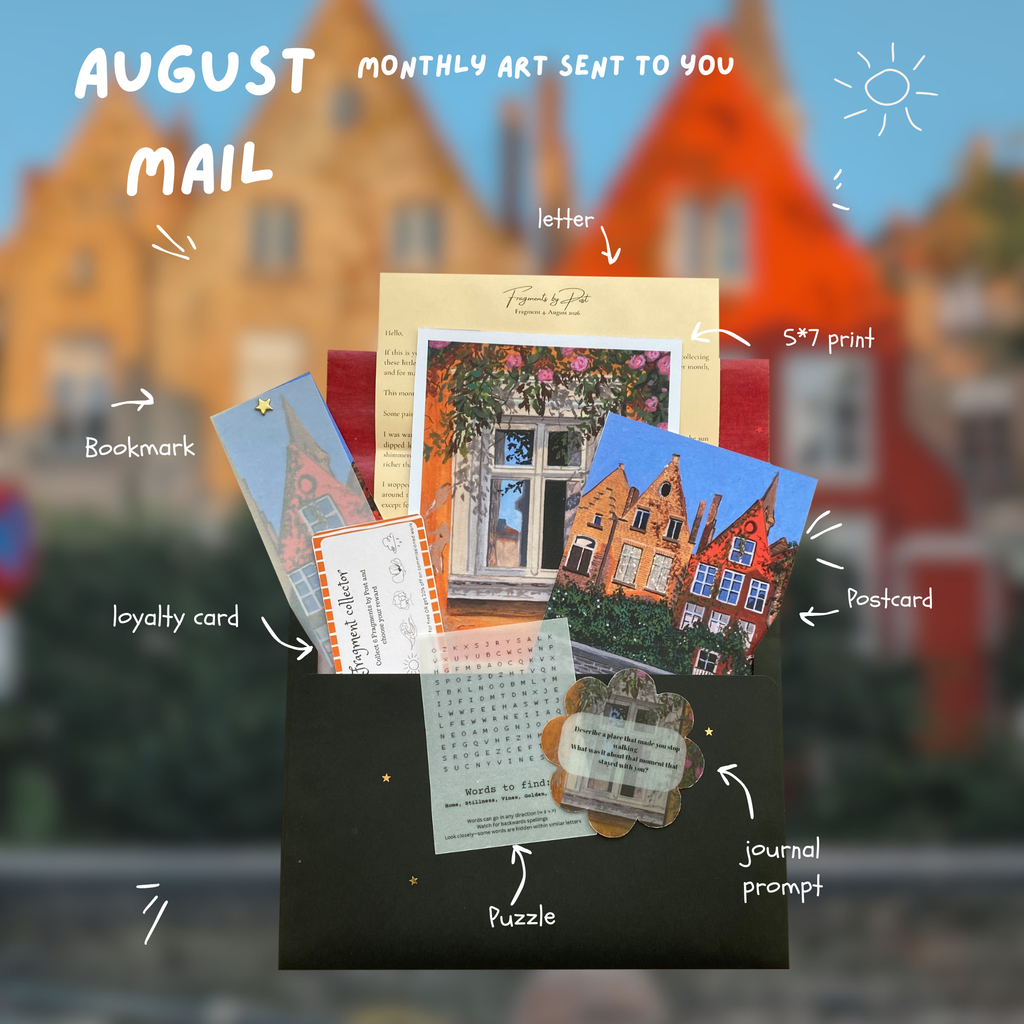 Fragments by Post – Monthly Snail Mail Club | Atelier by Sandra
