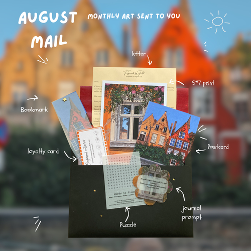 Fragments by Post – Monthly Snail Mail Club | Atelier by Sandra