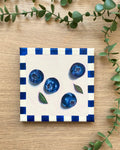 Rainbow Orchard — Blueberries, unframed canvas