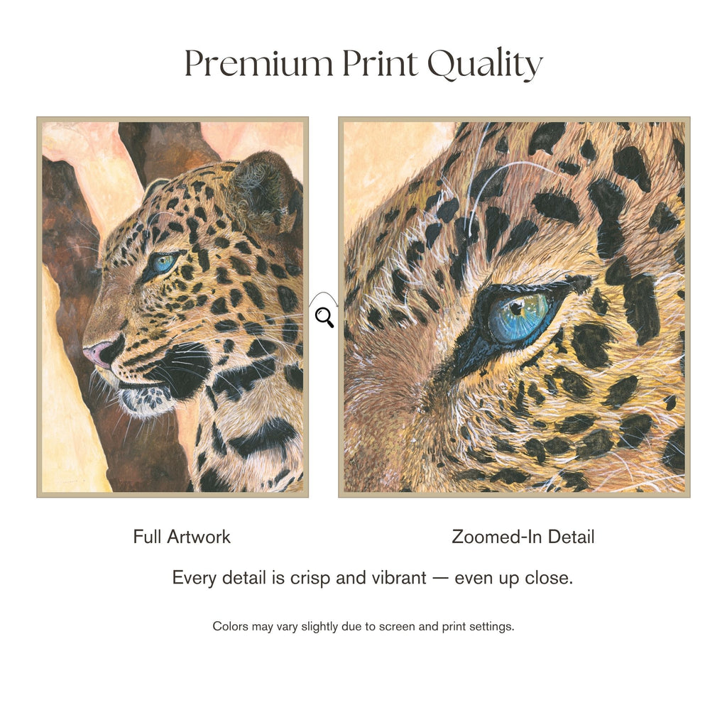Apex Elegance — close-up detail of leopard eye