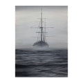 Suspended — full artwork, oil tall ship in fog