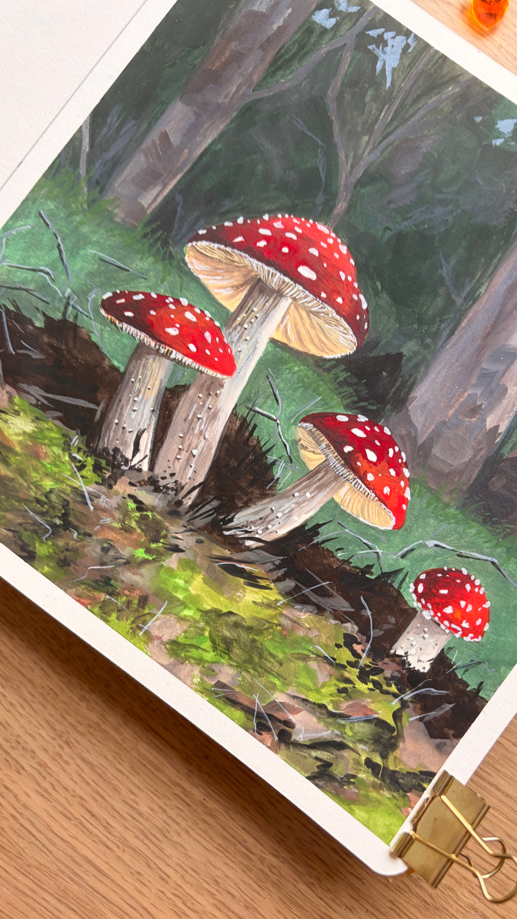Fungi — full painting detail view