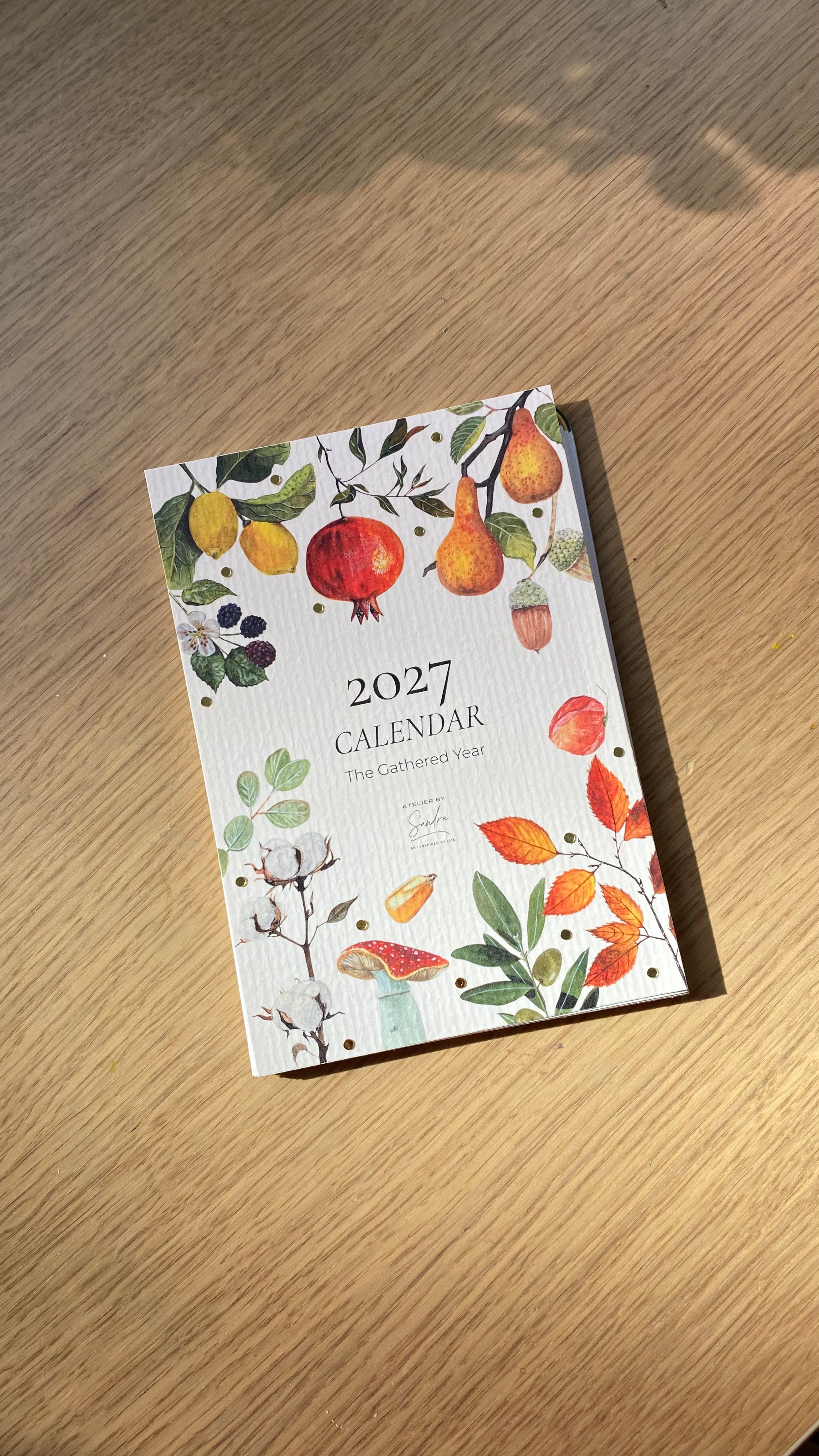 Gathered Year – 2027 Desk Calendar