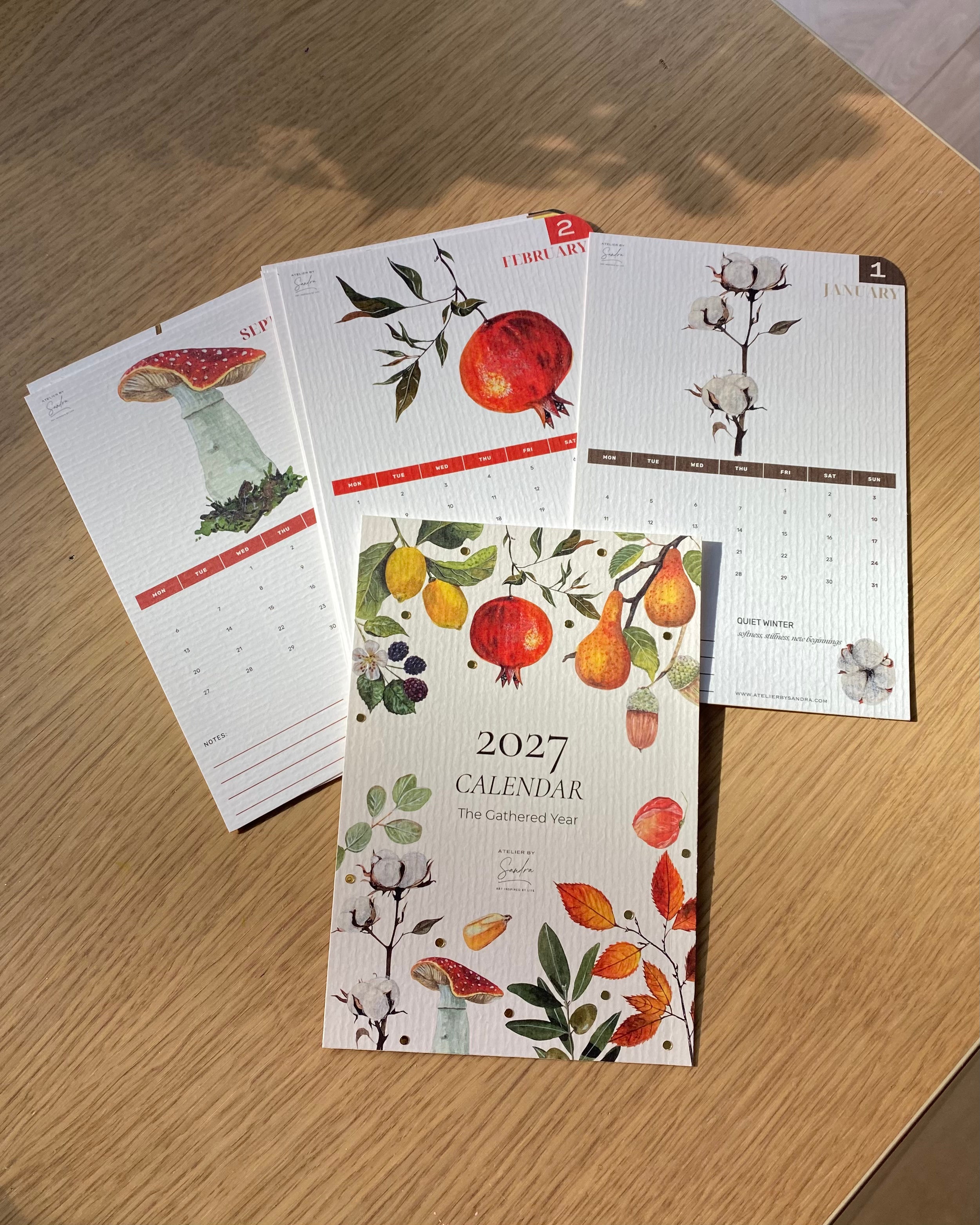 Gathered Year – 2027 Desk Calendar
