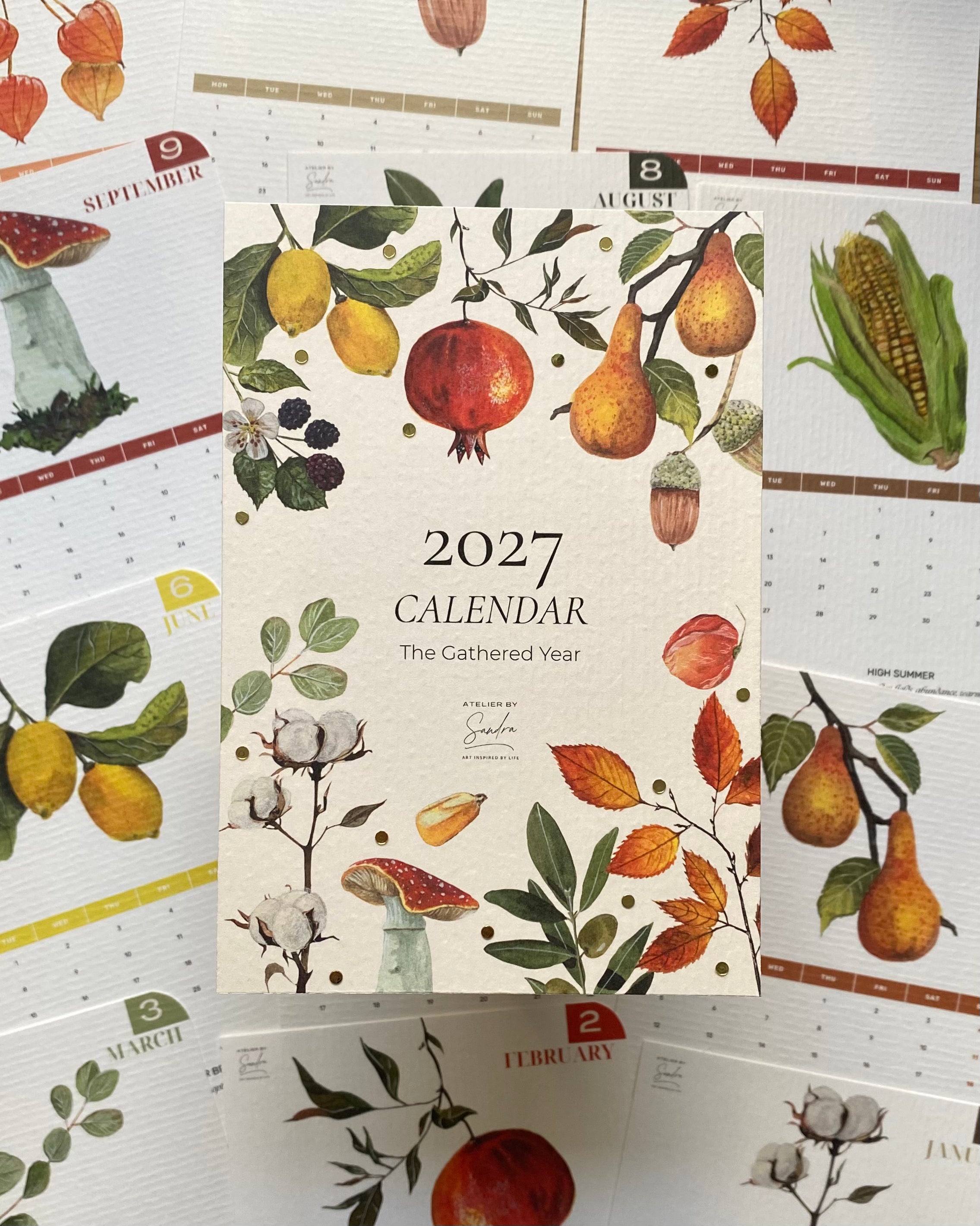 Gathered Year – 2027 Desk Calendar