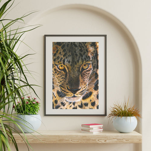 Gaze — framed mockup in interior setting