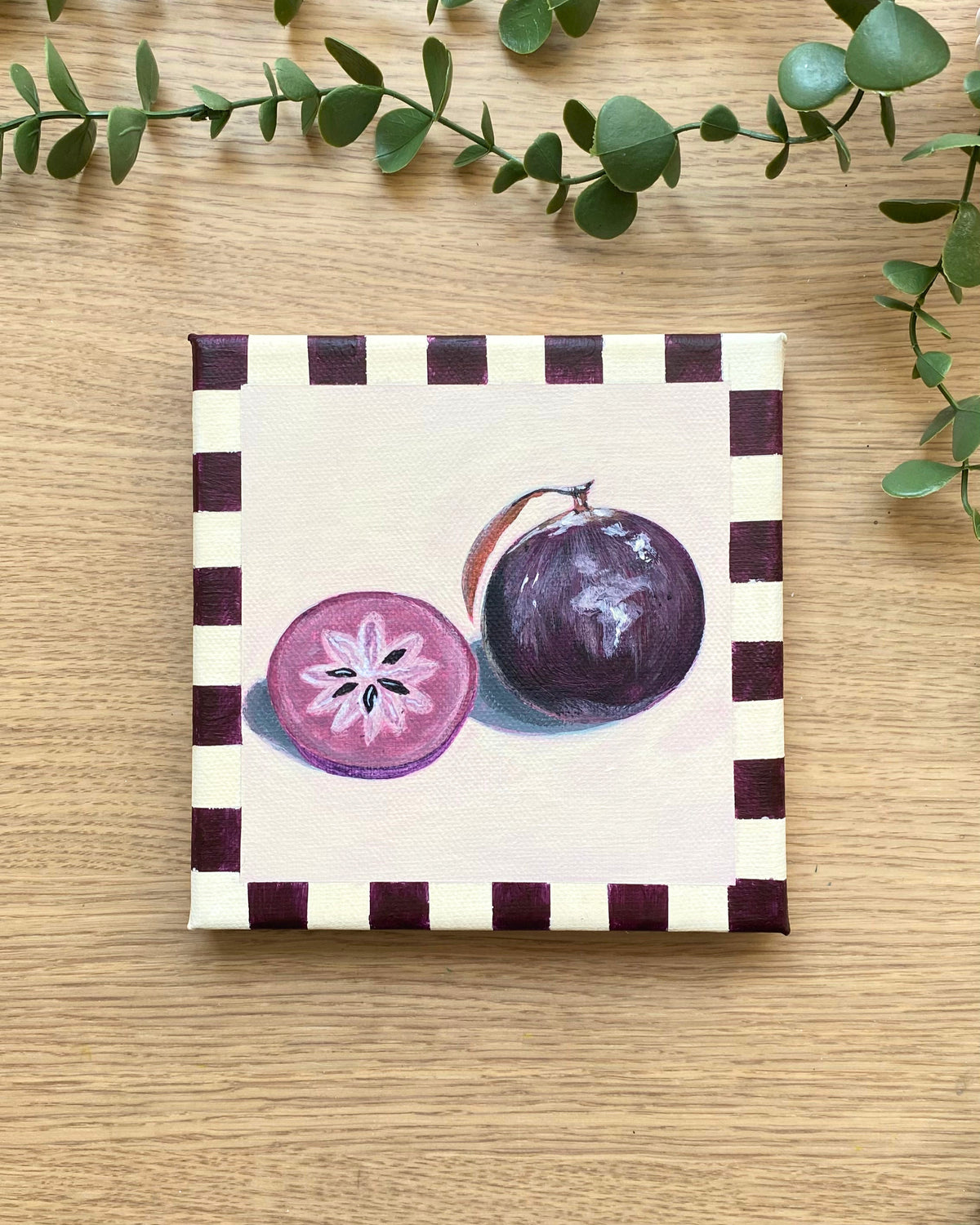 Rainbow Orchard — Star Apple, unframed canvas